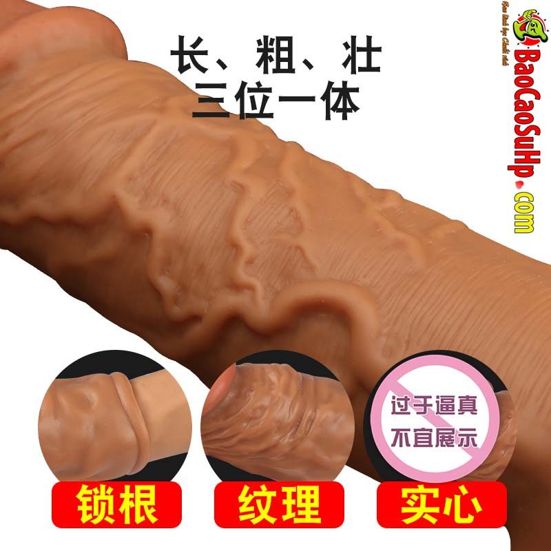 Bao cao su donden Silicone Tyson mềm mại màu da gân nổi