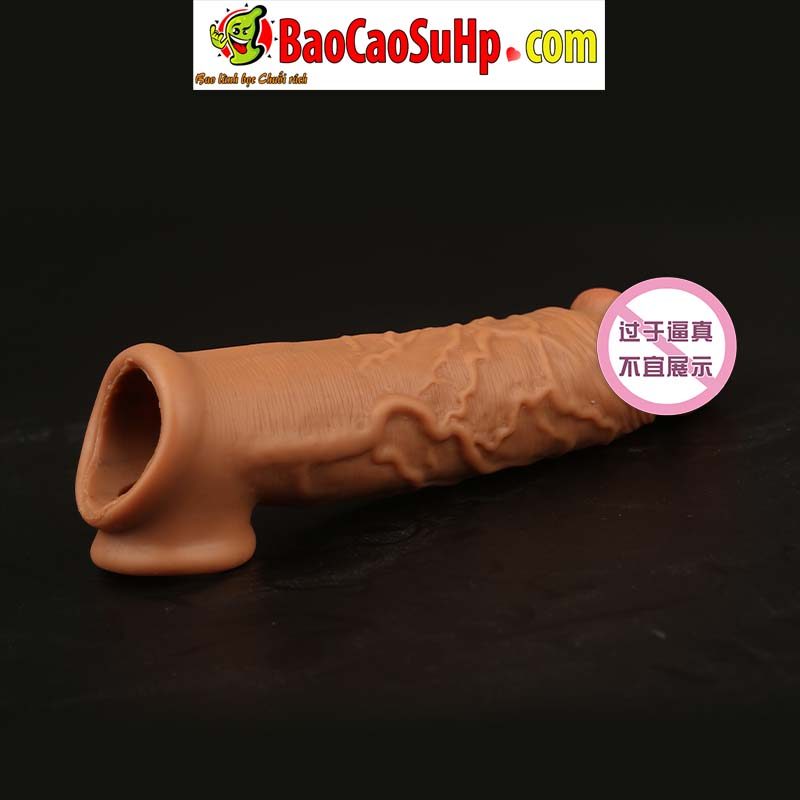 Bao cao su donden Silicone Tyson mềm mại màu da gân nổi