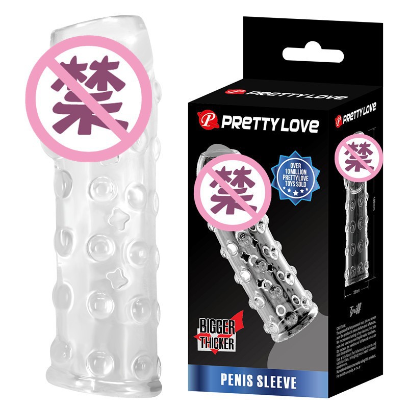 Bao cao su đôn dên gai PRETTY LOVE silicon an toàn tăng khoái cảm