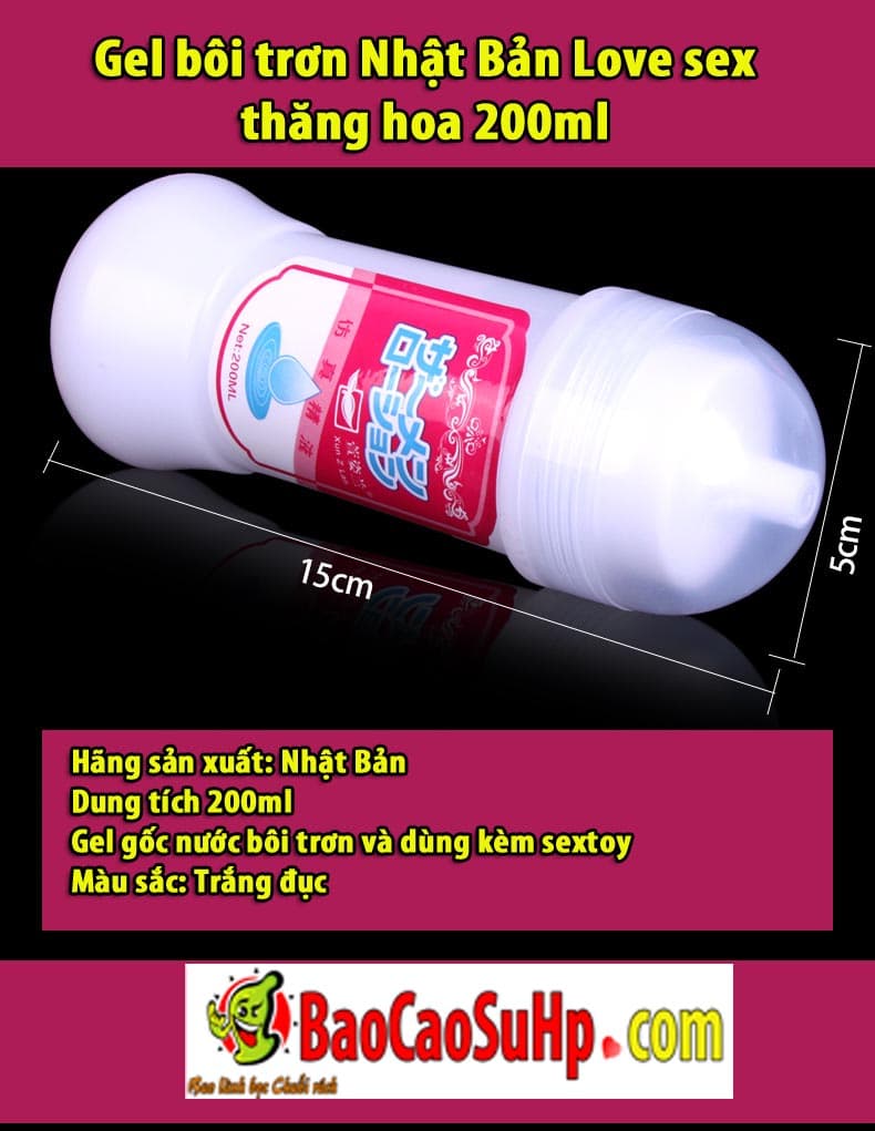 Gel bôi trơn Love 200ml Nhật Bản tăng khoái cảm an toàn