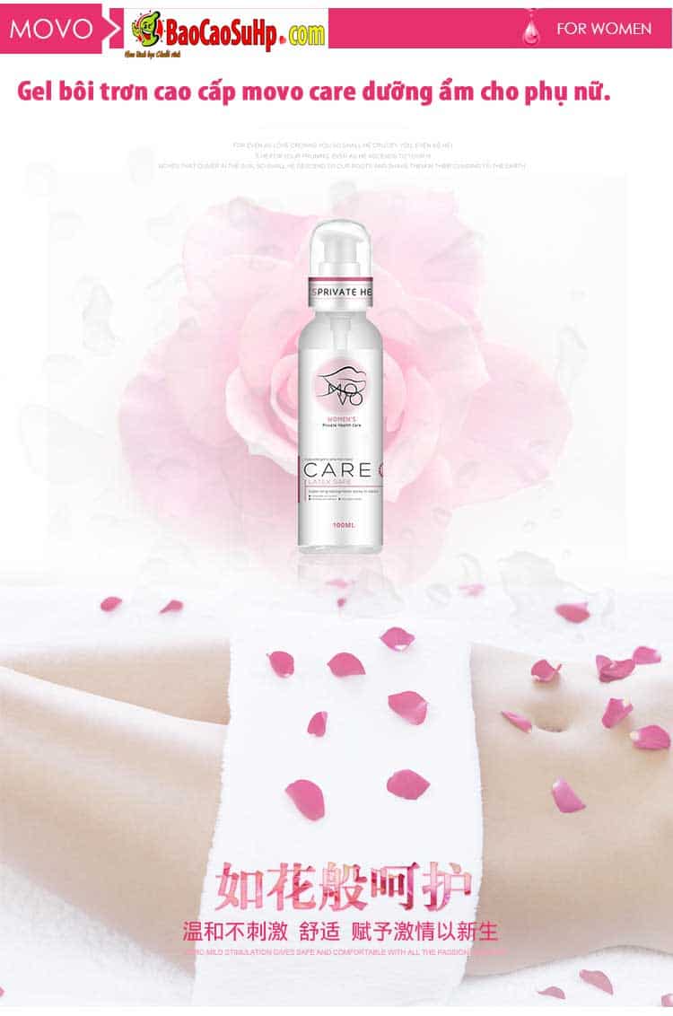 Movo Care Premium Hydrating Lubricant Gel for Women Intense Moisture