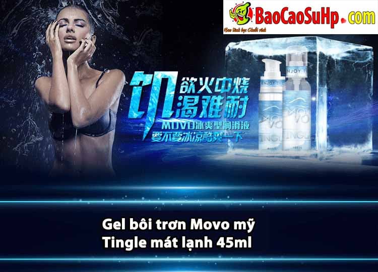 Gel bôi trơn Movo Tingle Mỹ 45ml mát lạnh tăng khoái cảm