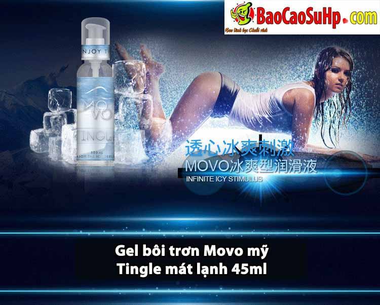 Gel bôi trơn Movo Tingle Mỹ 45ml mát lạnh tăng khoái cảm