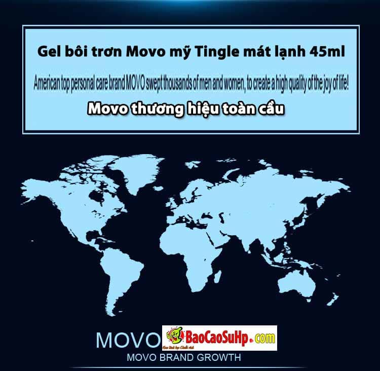 Gel bôi trơn Movo Tingle 45ml mát lạnh tăng khoái cảm nhanh