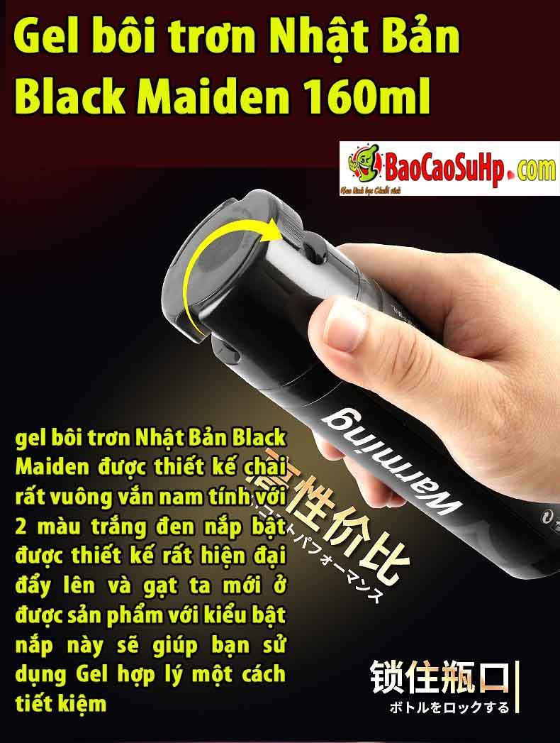 Gel bôi trơn Black Maiden Nhật Bản 160ml mềm mượt dễ chịu