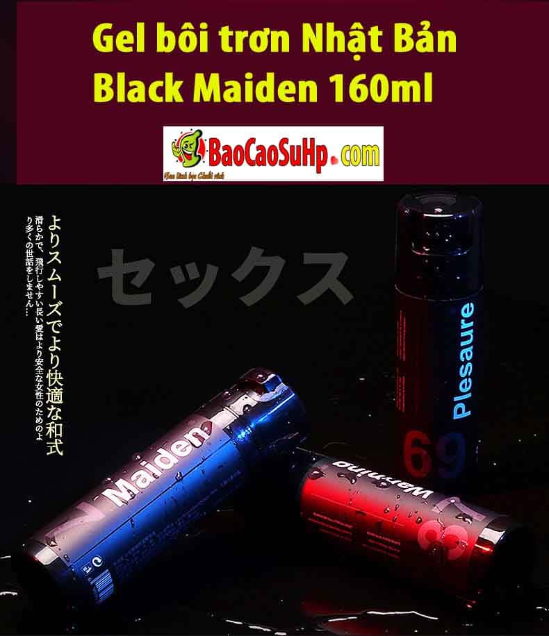 Gel bôi trơn Black Maiden Nhật Bản 160ml mềm mượt dễ chịu