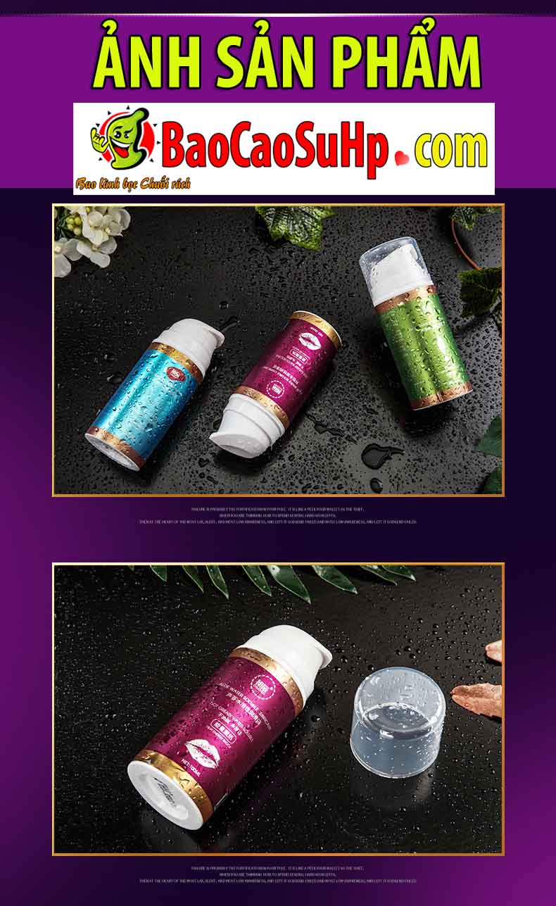 Gel Bôi Trơn Aloe Vera 100ml Nóng Ấm Kích Thích Cuồng Nhiệt