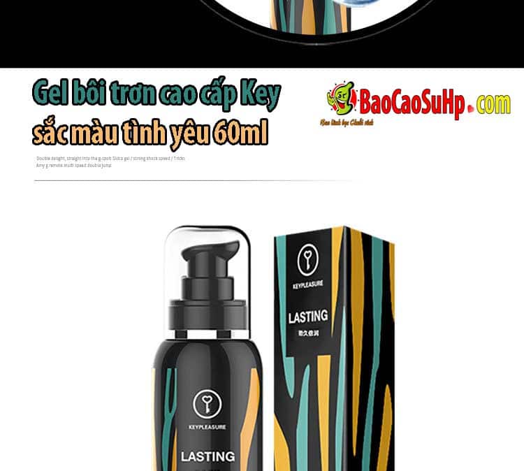 Gel bôi trơn Key 60ml cao cấp tăng khoái cảm yêu đậm đà