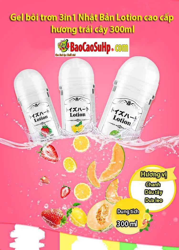 Japan 3in1 Fruit Scented Premium Lubricant Gel 300ml