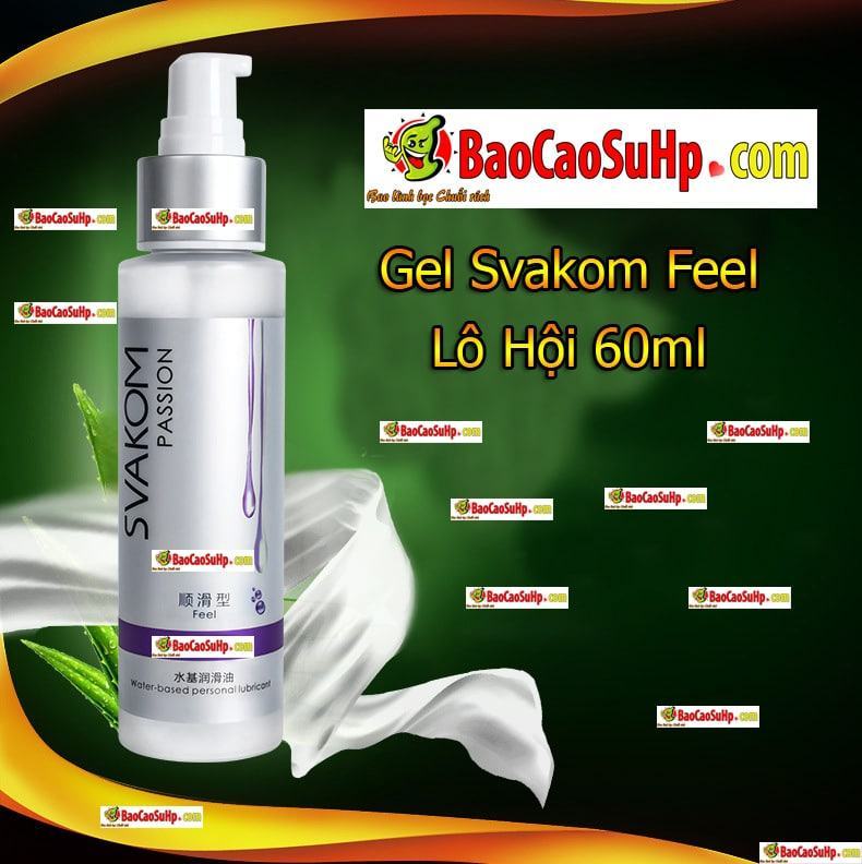 Gel bôi trơn Svakom Feel 60ml lô hội mềm mượt an toàn