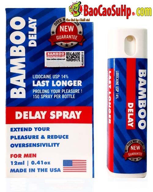 Bamboo Delay Spray Safe Male Premature Ejaculation 14%