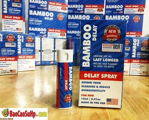  Mua Chai xịt chống xuất tinh sớm Bamboo Delay 14% hàng mới về