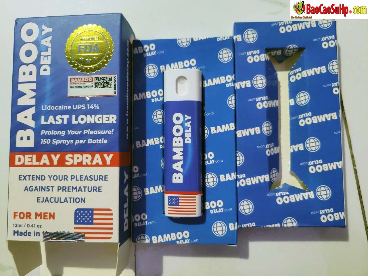 Bamboo Delay Spray Safe Male Premature Ejaculation 14%