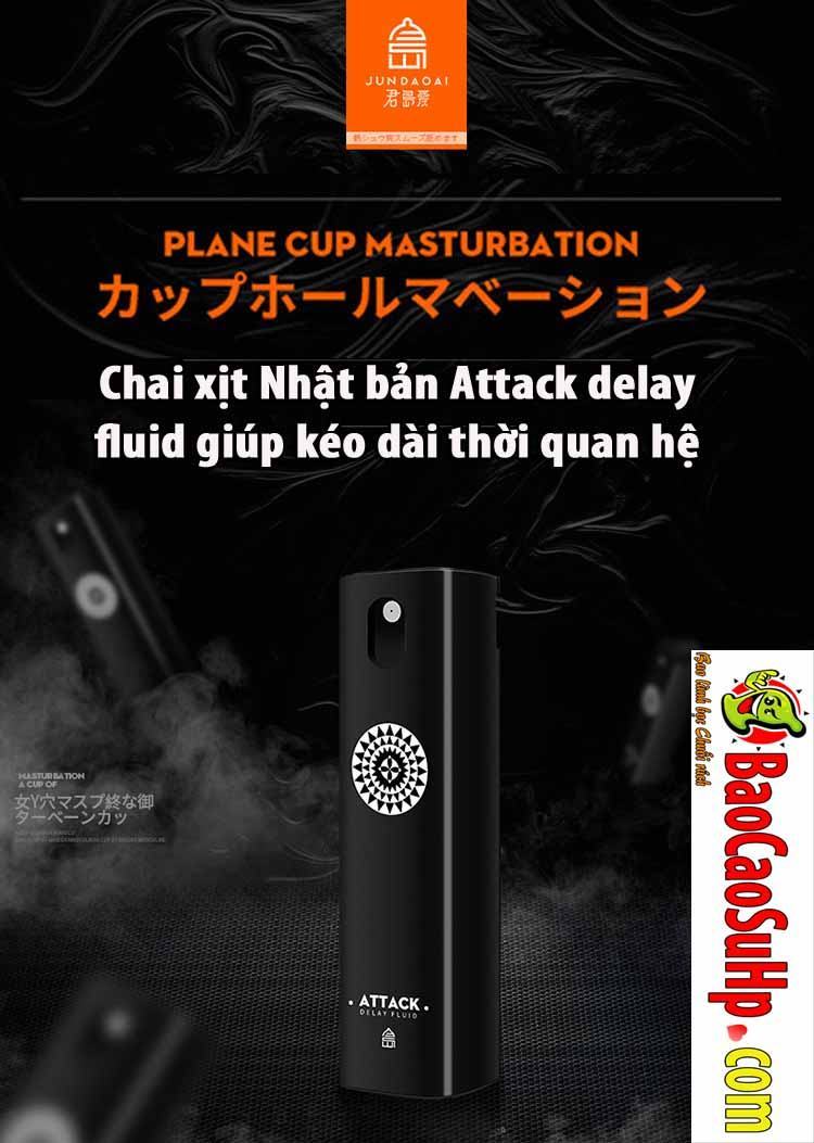 Chai xịt kéo dài quan hệ Nhật Bản Attack Delay Fluid hiệu quả