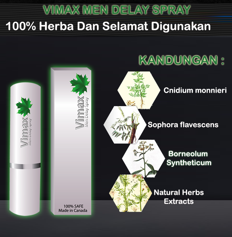 Vimax Men Delay Spray thuốc xịt kéo dài hiệu quả tăng cường sinh lý