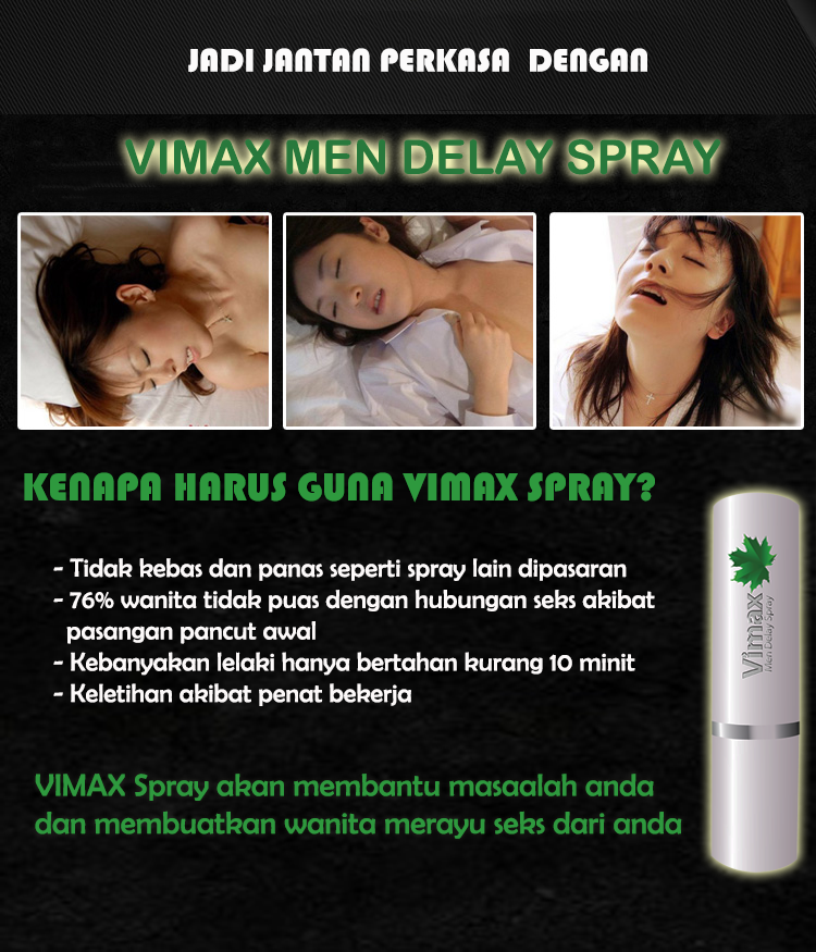 Vimax Men Delay Spray thuốc xịt kéo dài hiệu quả tăng cường sinh lý