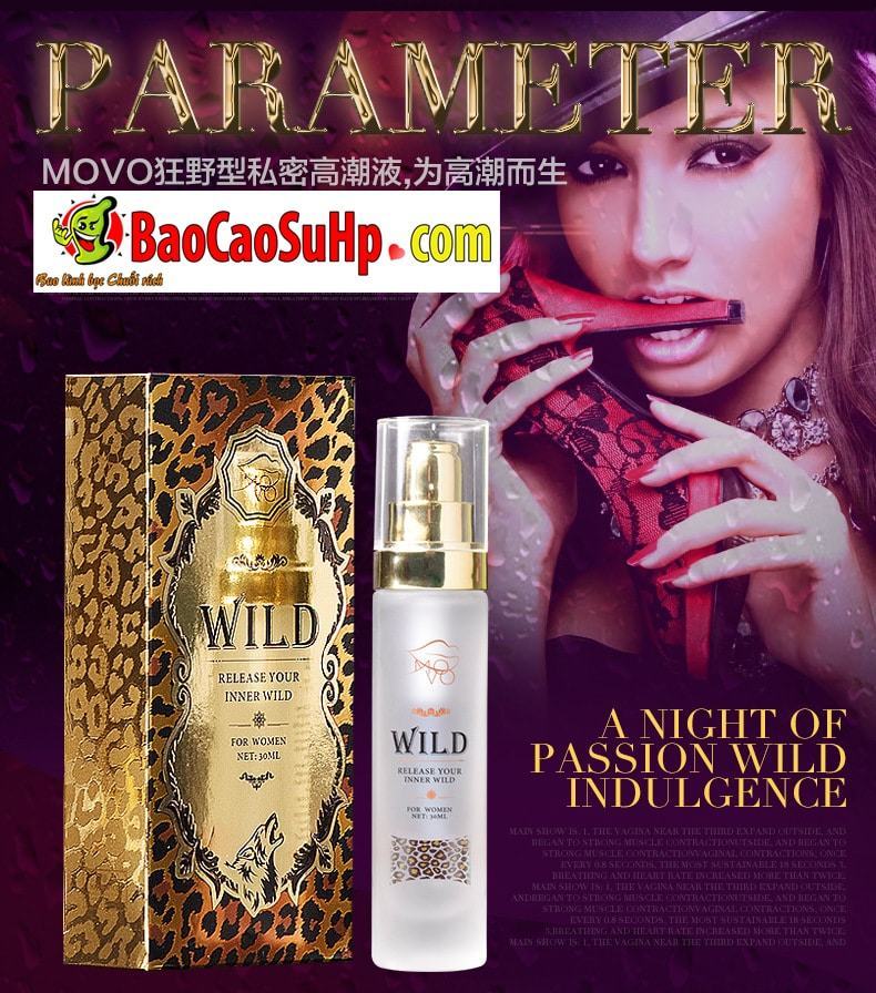 Gel kích thích nữ cao cấp MoVo Wild cảm giác mạnh kích yêu