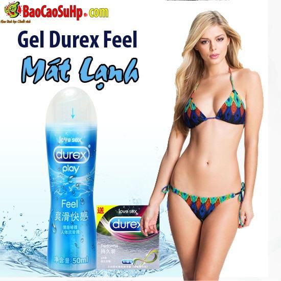 Gel bôi trơn Durex Feel mát lạnh tê tê siêu kích thích