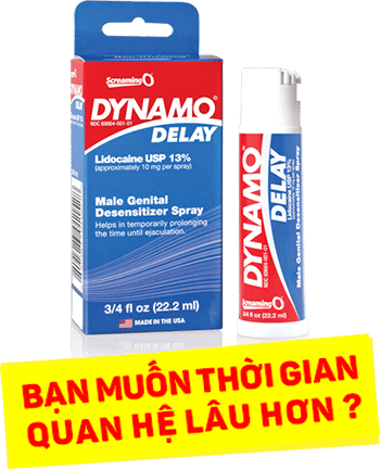 Chai xịt Dynamo delay kéo dài thời gian quan hệ 