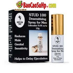 Chai xịt Stud 100 phiên bản UK nắp vàng chuẩn an toàn chính hãng 