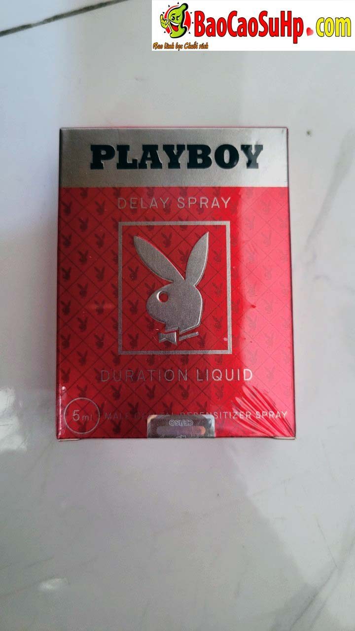 Playboy Red Vid Delay Spray Vitamin E Long Lasting Formula