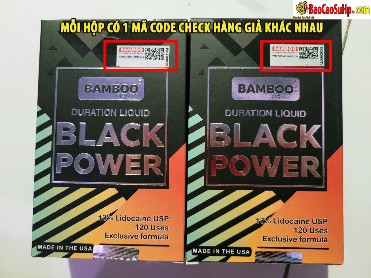 Chai xit keo dai thoi gian USA Bamboo Black Edition 1 - Chai xịt kéo dài thời gian USA Bamboo Black Edition 15ml 13%
