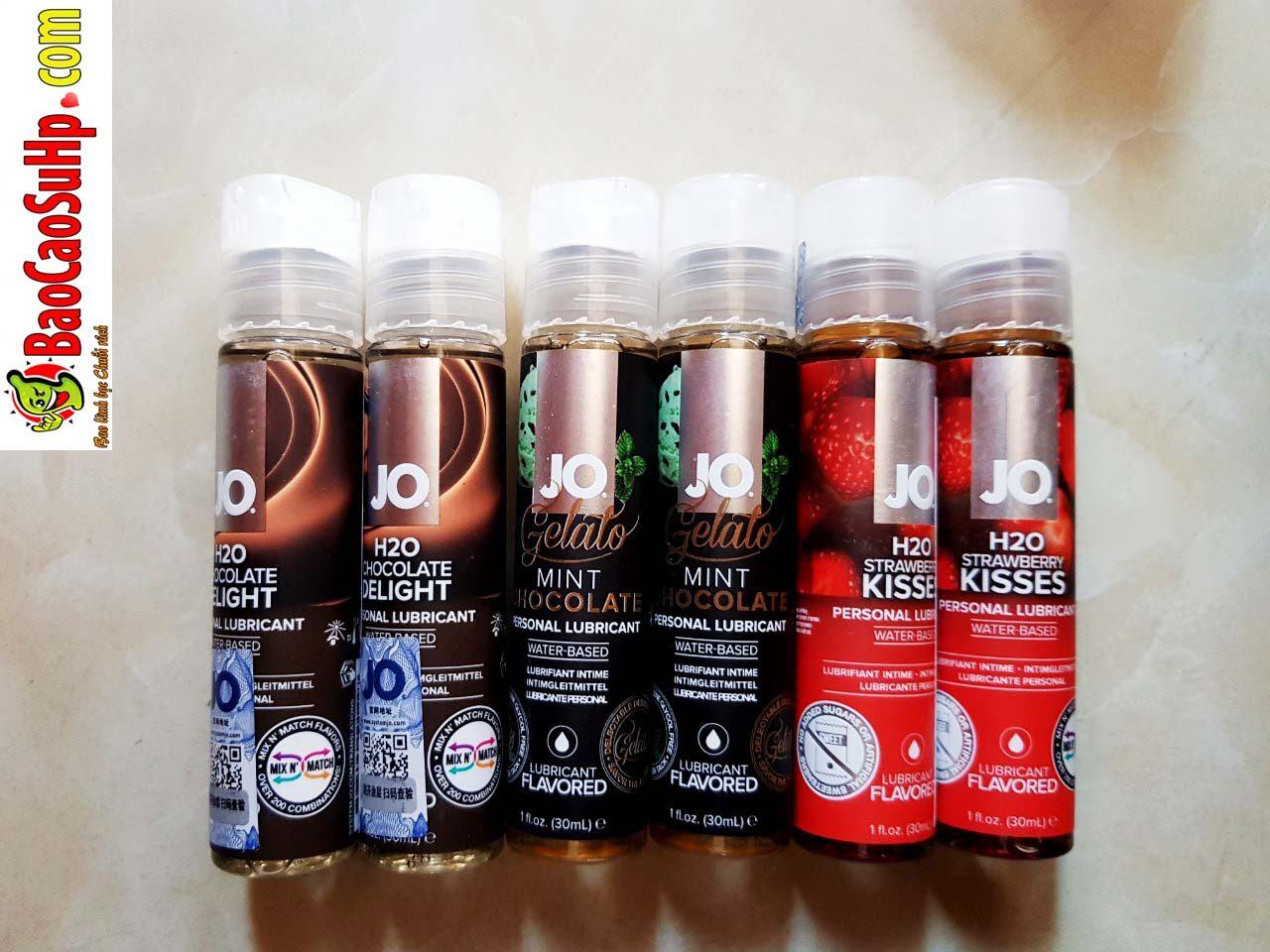 Jo H20 Fruity USA Natural Scented Water-Based Personal Lubricant