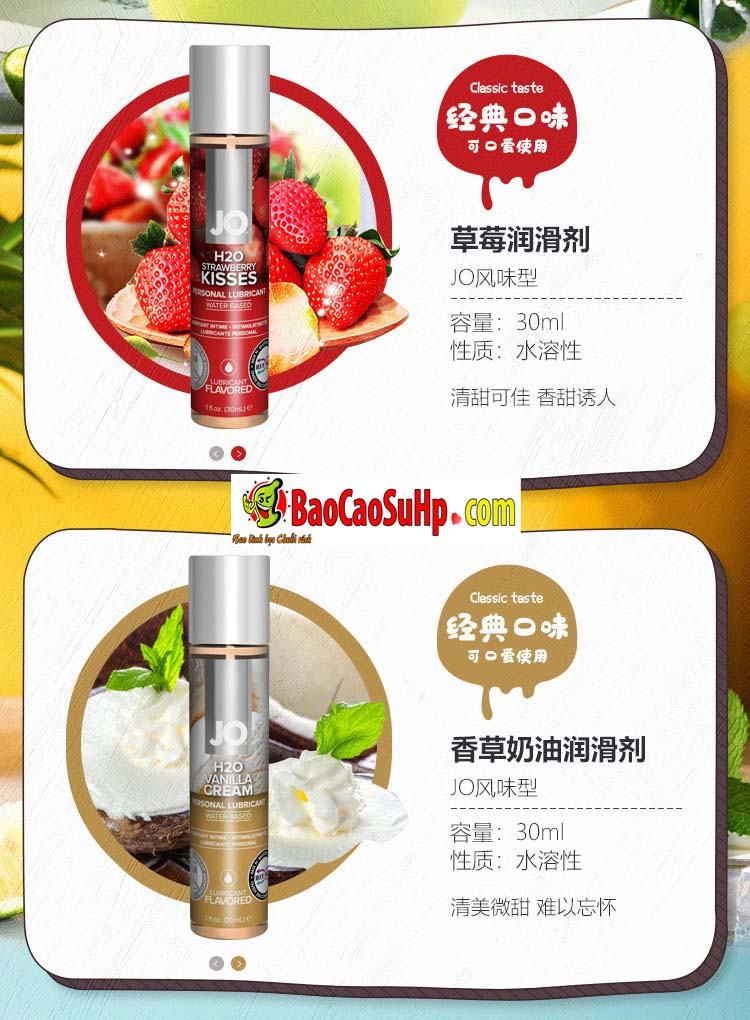 Jo H20 Fruity USA Natural Scented Water-Based Personal Lubricant