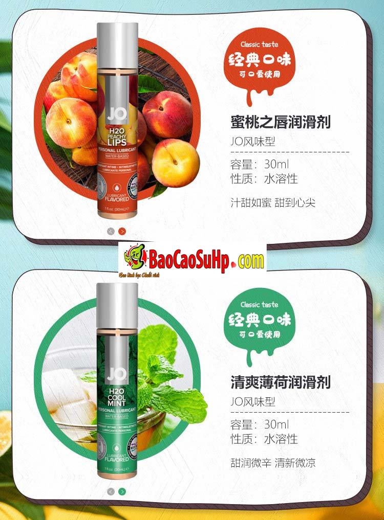 Jo H20 Fruity USA Natural Scented Water-Based Personal Lubricant