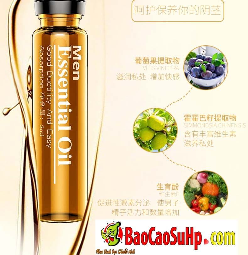 Gel massage body Men tinh dầu thiên nhiên thư giãn da 25ml