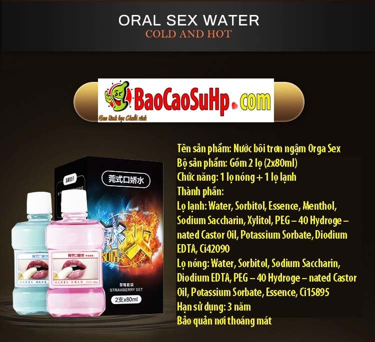 Nước ngậm Bj băng hỏa ma thuật chăm sóc miệng nóng lạnh