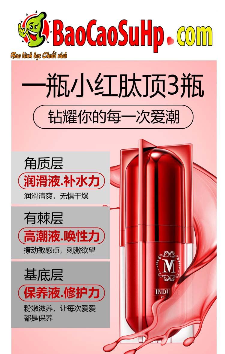 Gel MOVO đỏ peptide kích thích cực khoái phụ nữ tăng hưng phấn