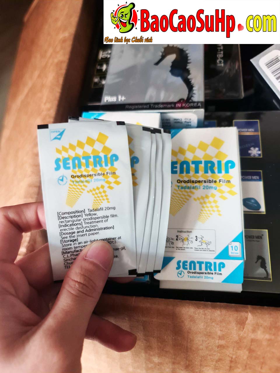  Mua Tem ngâm Sentrip Hàn Quốc cường dương tại Hải Phòng hiệu quả cao! hàng mới về