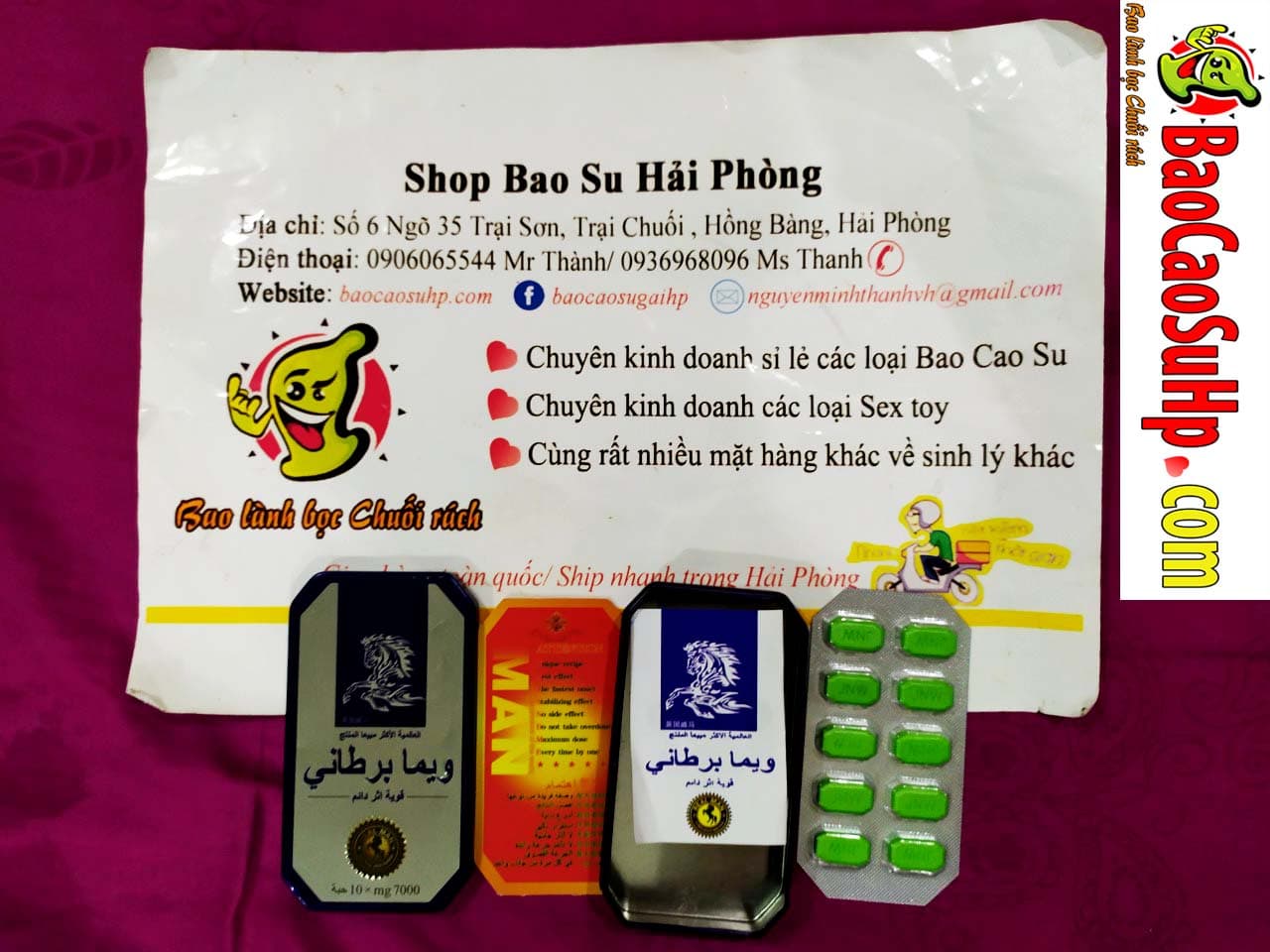 Cường Dương Ngựa Thái Hải Phòng chính hãng, tăng cường sinh lực bền lâu