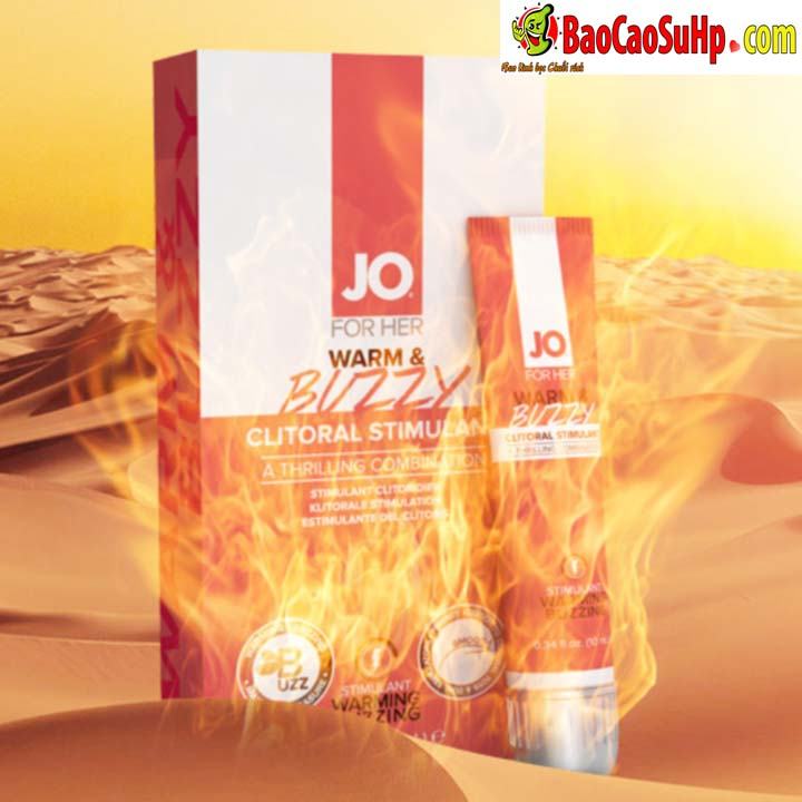 Gel bôi trơn JO® WARM BUZZY nóng mát tăng khoái cảm nữ giới