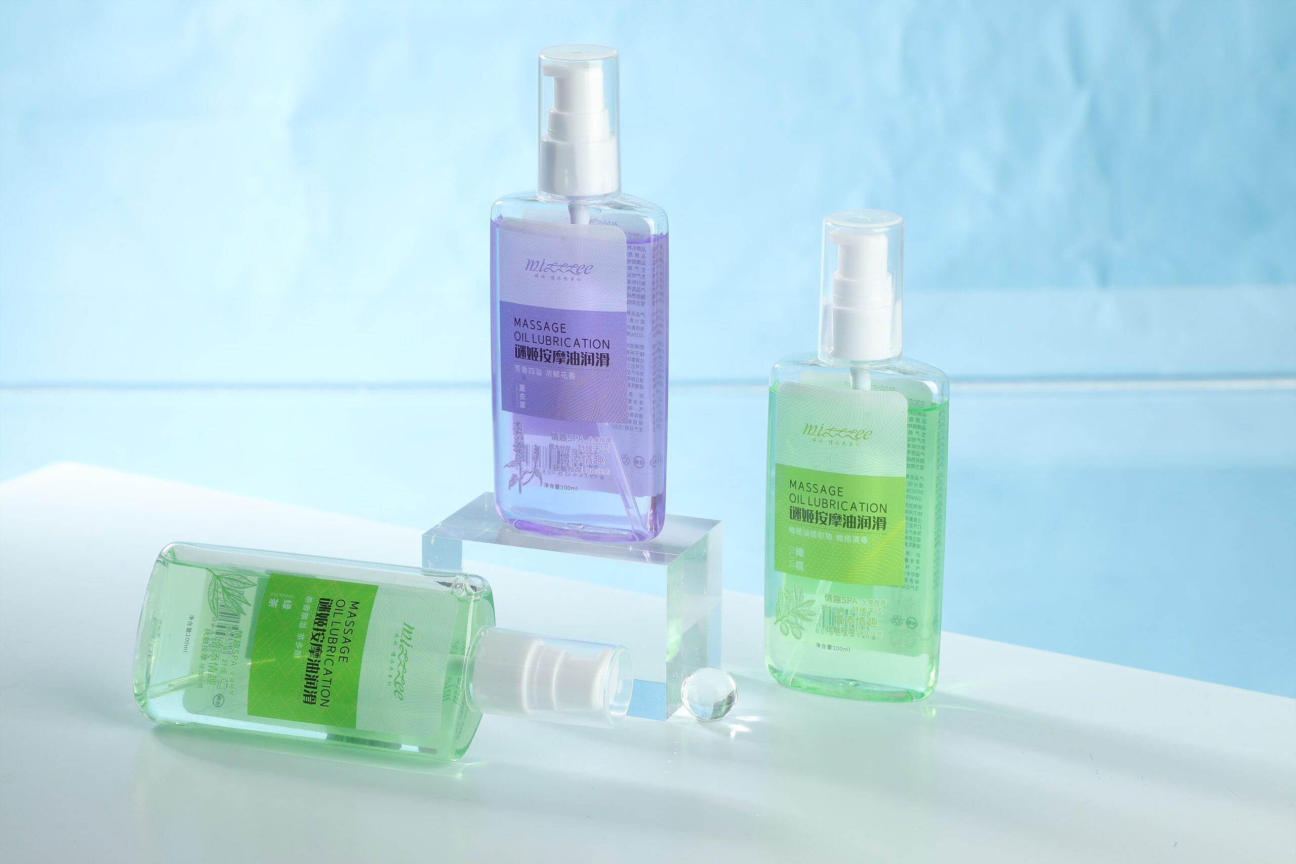 Gel Massage Cơ Thể Mizzzee Alkham Hoa Oải Hương Thơm Mát Dịu Nhẹ