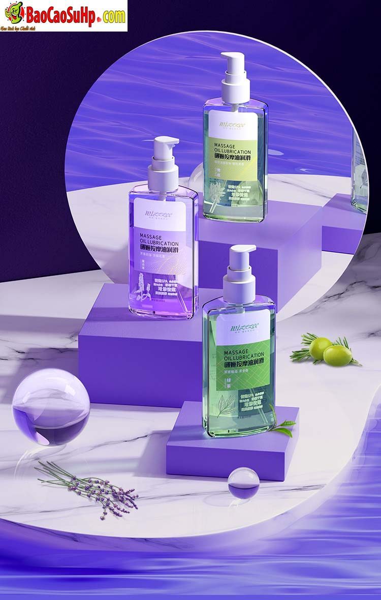 Gel Massage Cơ Thể Mizzzee Alkham Hoa Oải Hương Thơm Mát Dịu Nhẹ