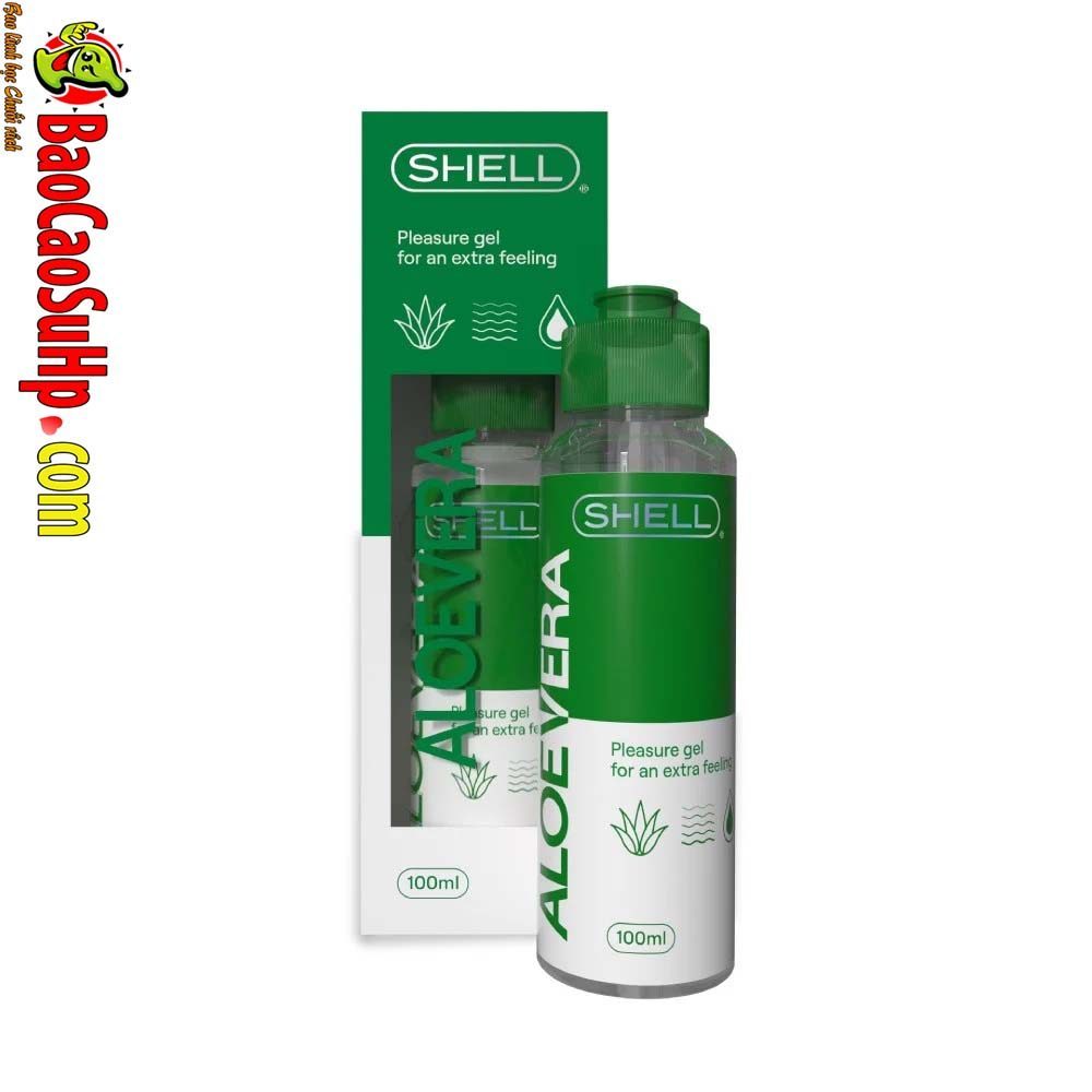 Gel bôi trơn Shell Aloe Vera 100ml lô hội mát dịu dưỡng ẩm an toàn 