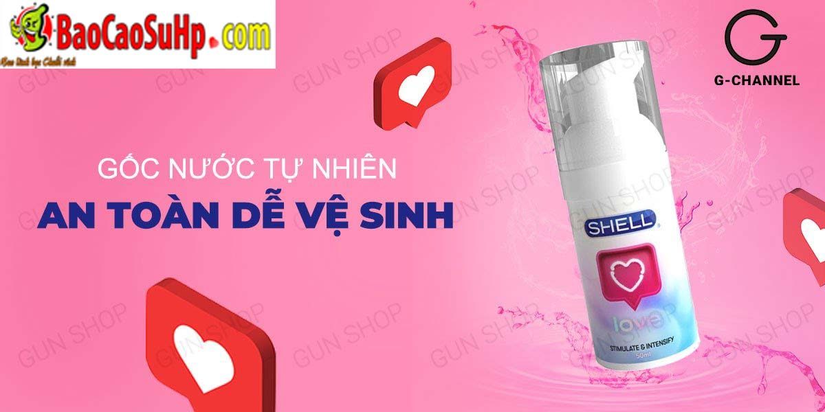 gel boi tron shell Love 5 - Gel bôi trơn Shell kích thích cô bé love Spring mùa hè nóng bỏng