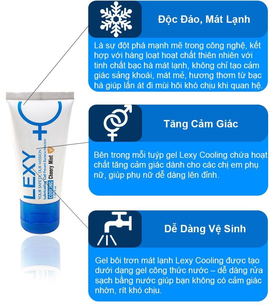 Lexy Cooling Gel German Tech Summer Fresh Intimate Use