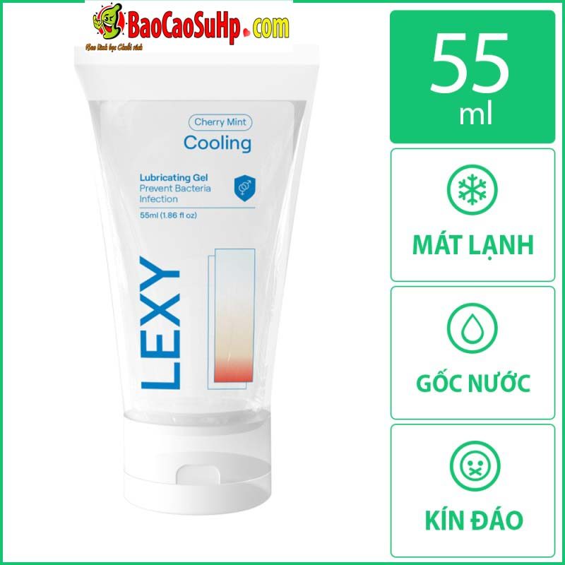 Gel bôi trơn Lexy Cooling mát lạnh công nghệ Đức tăng khoái cảm 