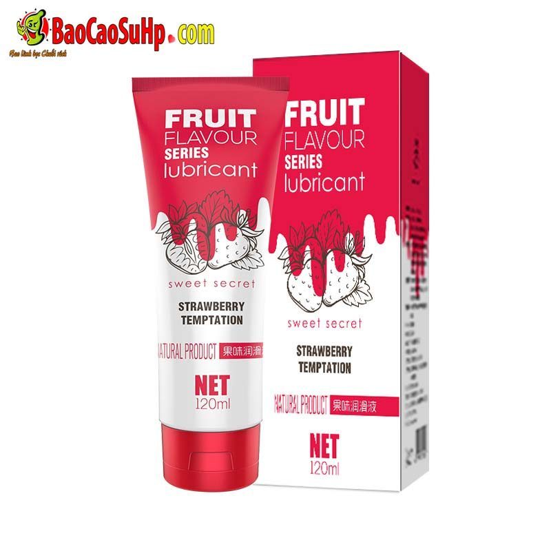 Gel bôi trơn OLO gốc nước vị trái cây 120ml mềm mượt dễ chịu