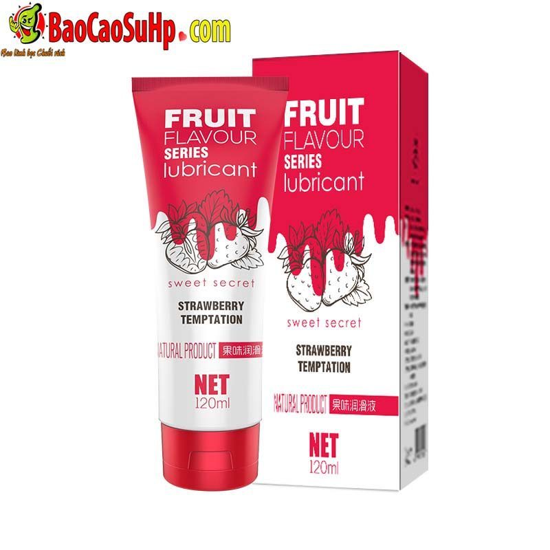 Gel bôi trơn OLO gốc nước vị trái cây 120ml mềm mượt dễ chịu