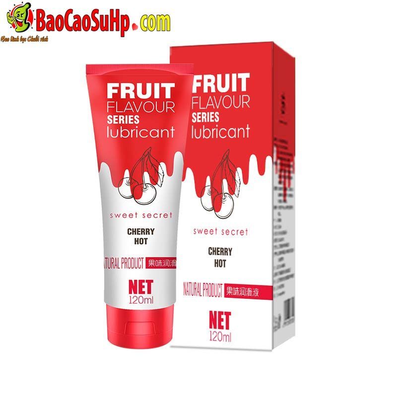 Gel bôi trơn OLO gốc nước vị trái cây 120ml mềm mượt dễ chịu