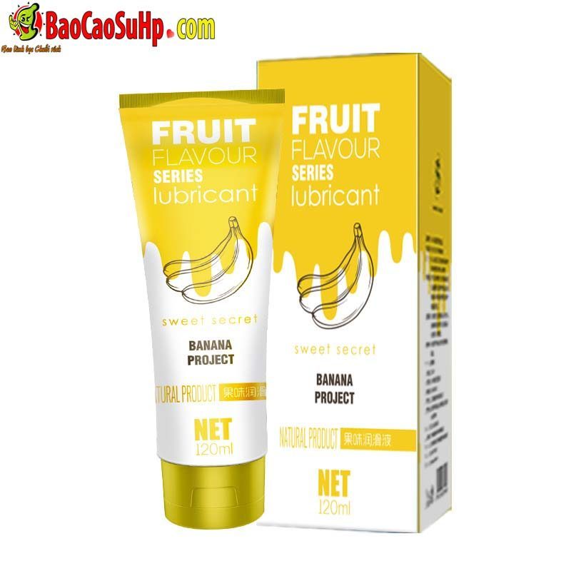 Gel bôi trơn OLO gốc nước vị trái cây 120ml mềm mượt dễ chịu