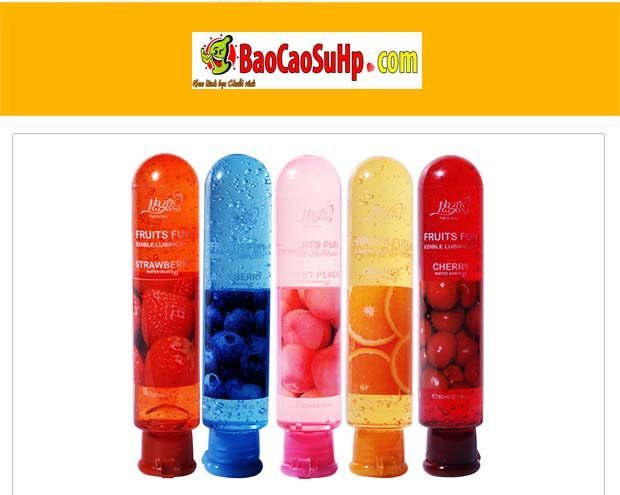 Gel boi tron goc nuoc Mizzzee Fruits 10 - Gel bôi trơn gốc nước Mizzzee Fruits Hương dâu 80ml