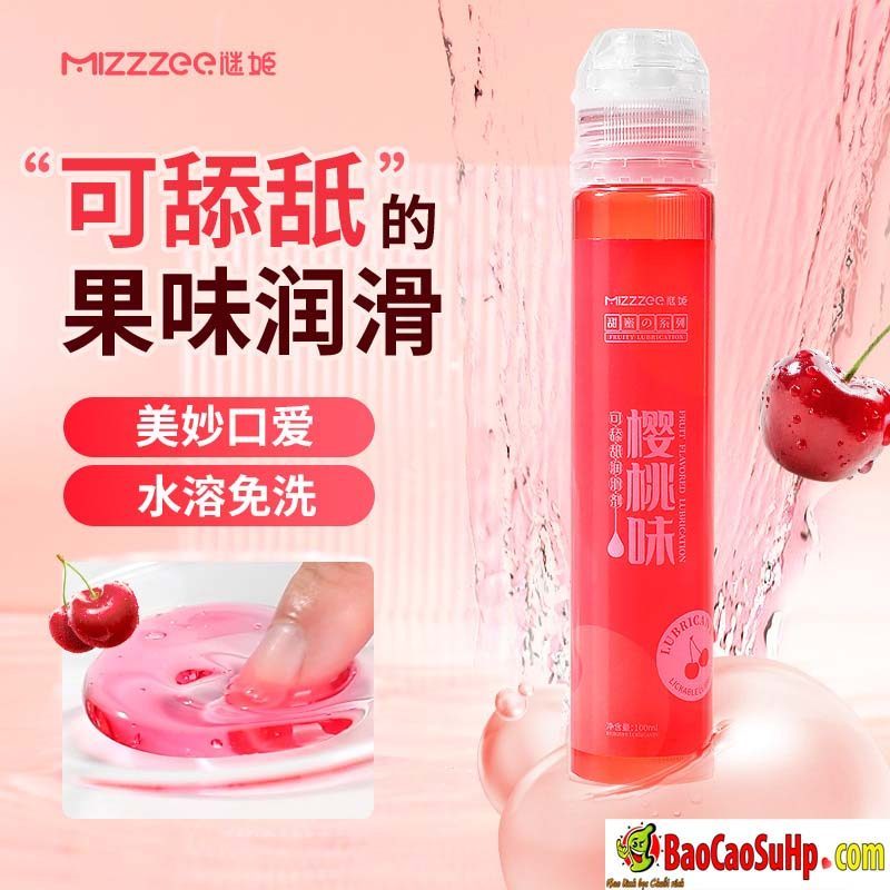 Gel bôi trơn Mizzzee Sweet 100ml - Mật ong Anh đào dịu nhẹ