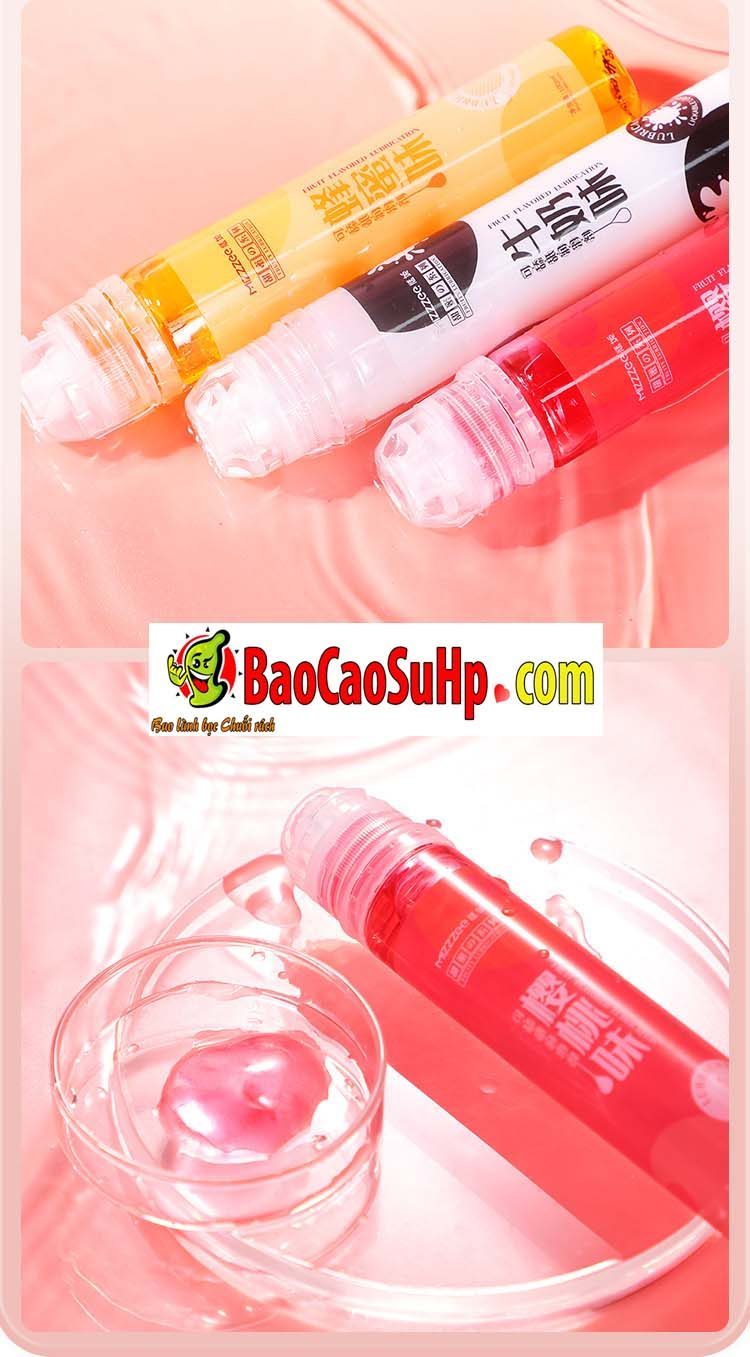 Gel bôi trơn Mizzzee Sweet Mật ong Anh đào Sữa 100ml gốc nước thơm mát
