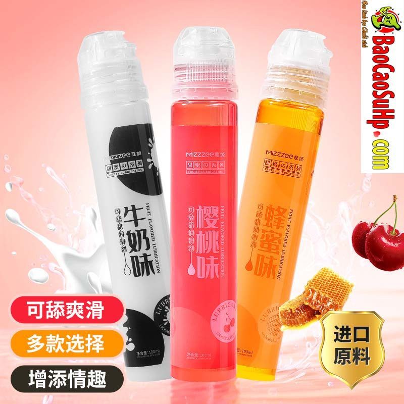 Gel bôi trơn Mizzzee gốc nước mật ong anh đào sữa 100ml 