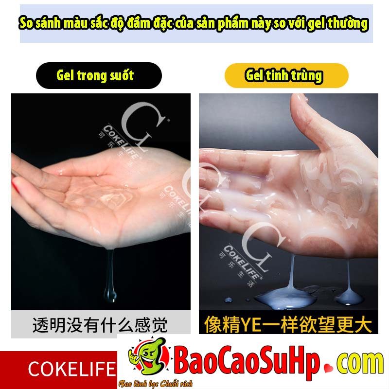 Gel bôi trơn COKELIFE ONE trắng đục gốc nước cho cảm giác mượt
